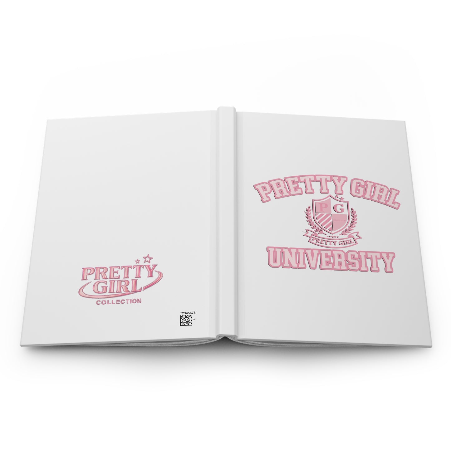 💖 Pretty Girl University™ Hardcover Notebook