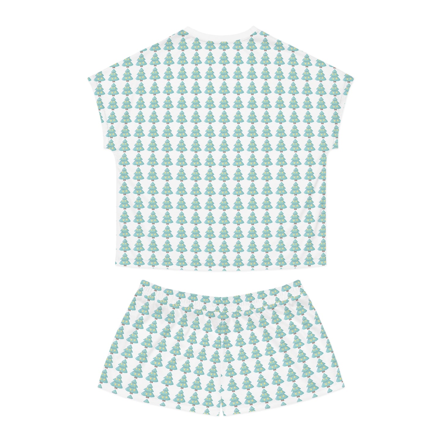 🎄 Frosted Tree Pajama Short Set