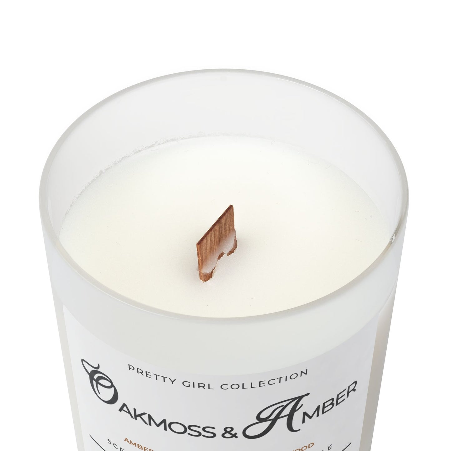 Frosted Glass Candle (Vanilla)