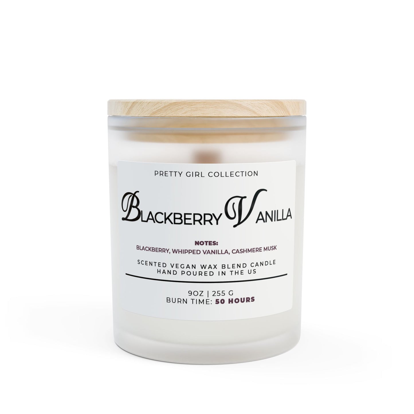 Frosted Glass Candle (Mango Coconut)