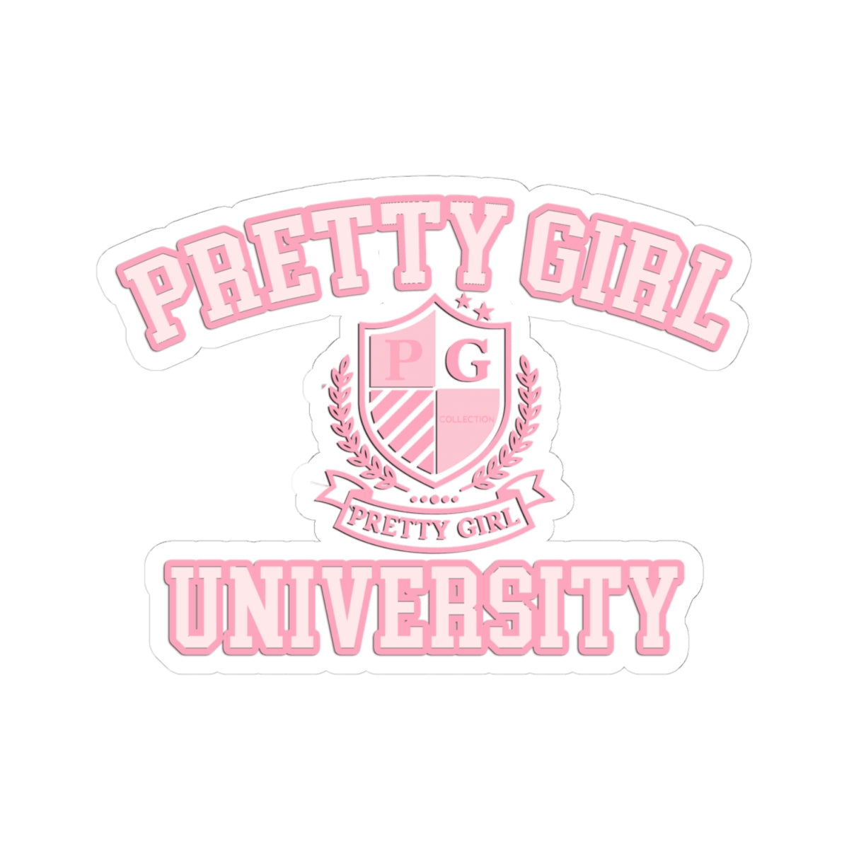 💖 Pretty Girl University Sticker