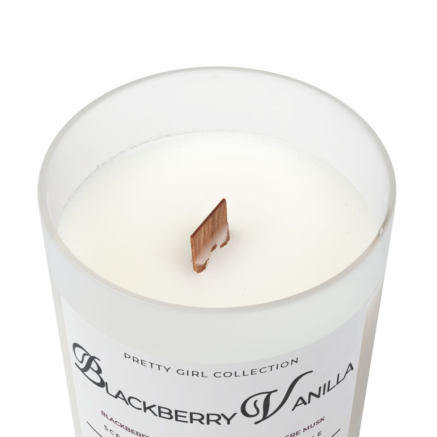 Frosted Glass Candle (Oakmoss & Amber)