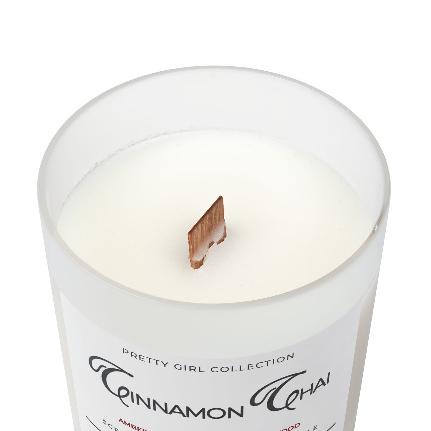 Frosted Glass Candle (Oakmoss & Amber)