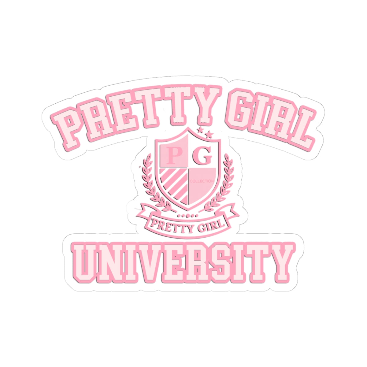 💖 Pretty Girl University Sticker