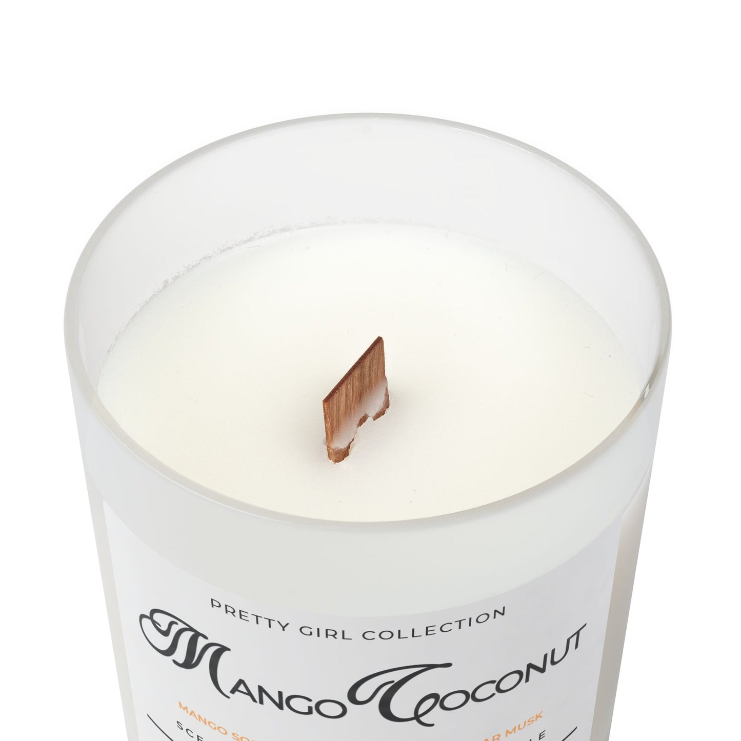 Frosted Glass Candle (Lavender)