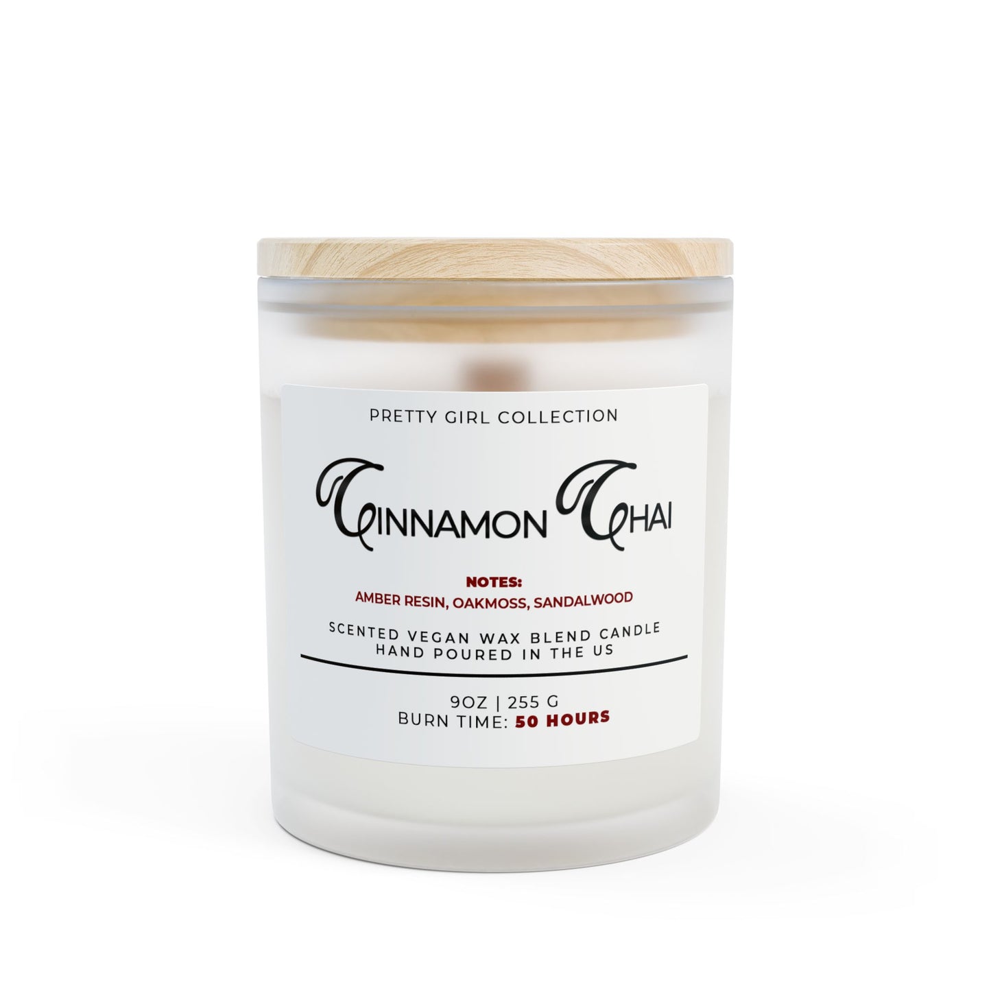 Frosted Glass Candle (Vanilla)