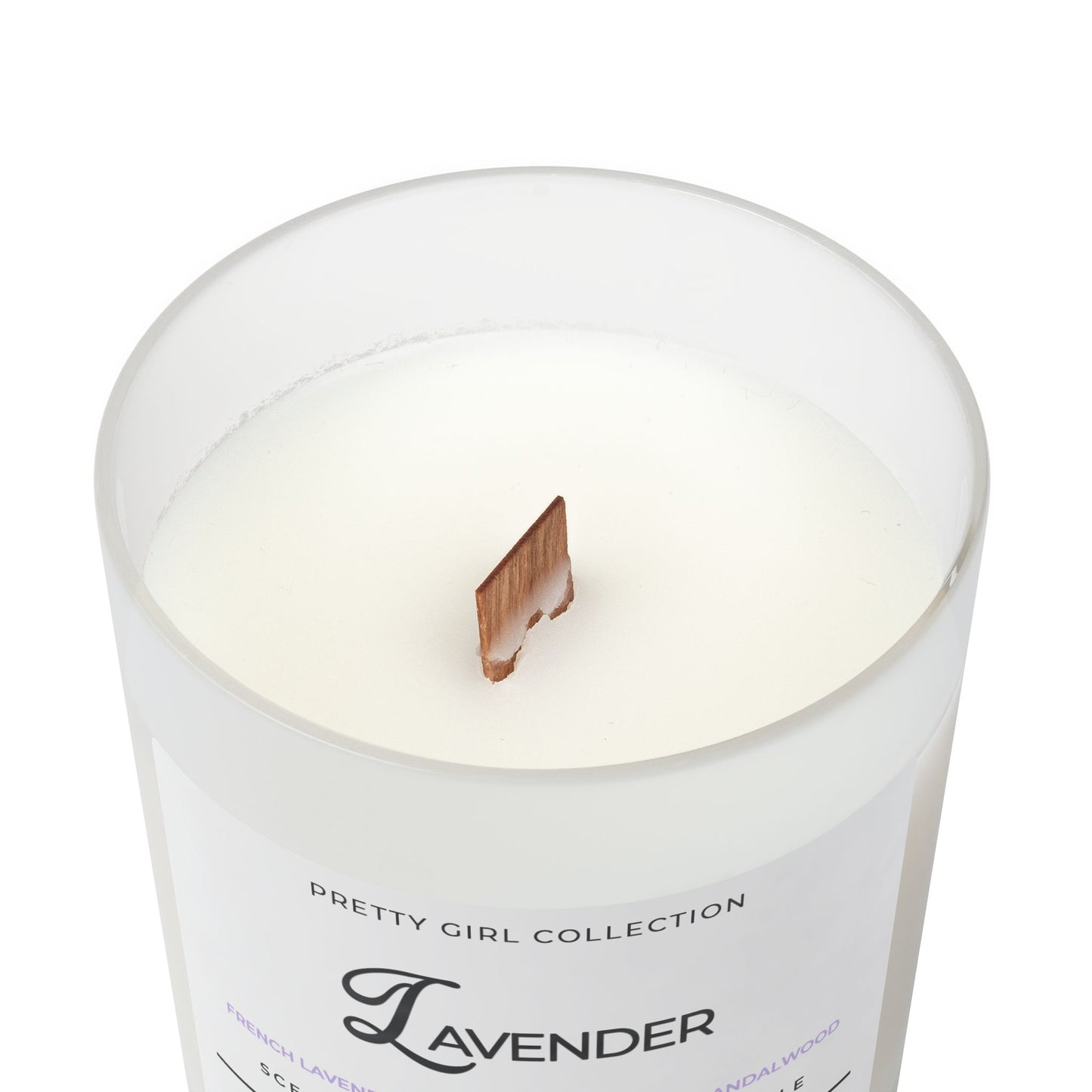 Frosted Glass Candle (Cinnamon Chai)