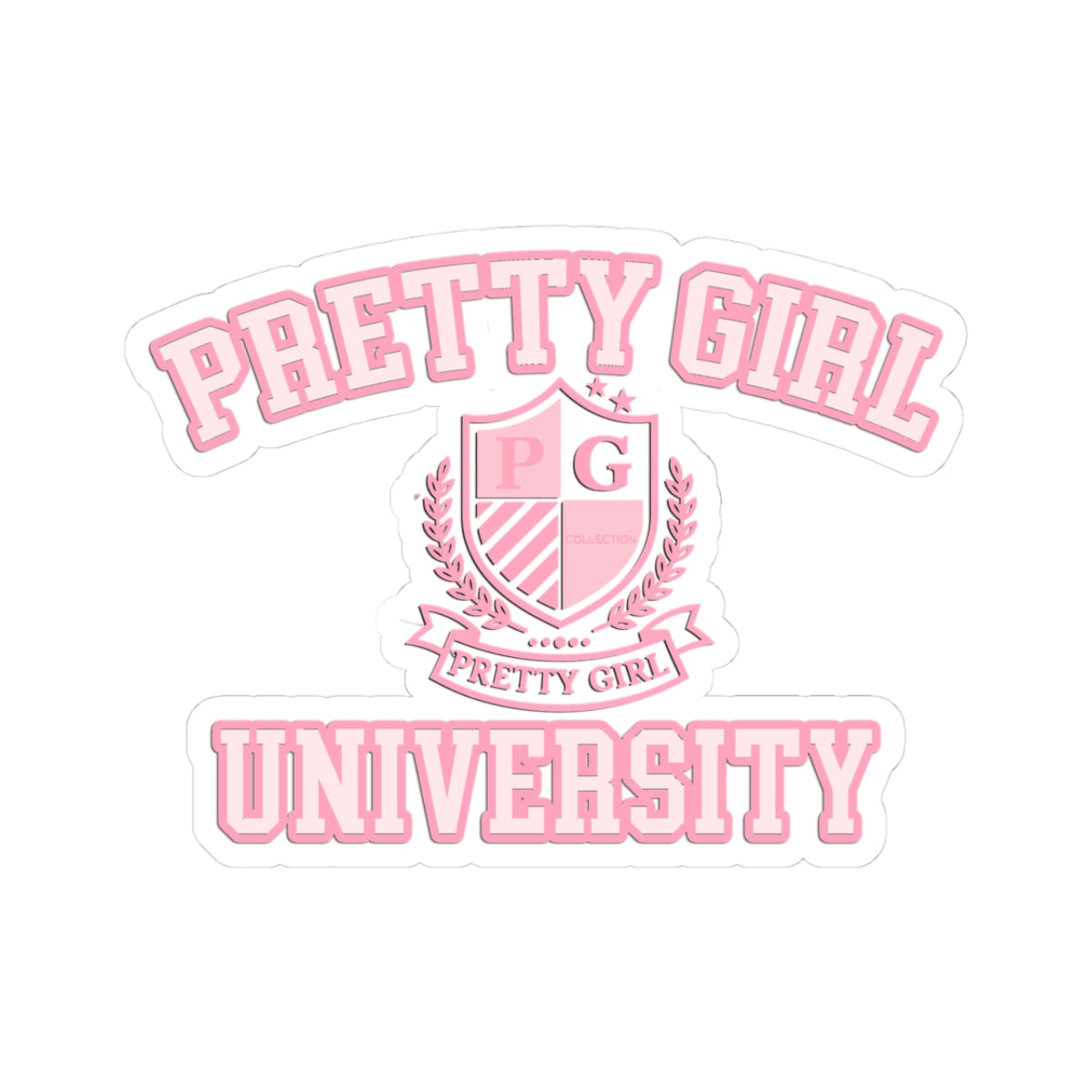 💖 Pretty Girl University Sticker